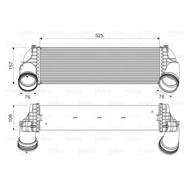 Valeo Intercooler (Charge Air Cooler) 818562