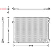 Denso Air Conditioning Condenser DCN23035