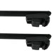 Roof Bars Rack Black Locking fits Volkswagen Atlas Cross Sport 2020- - Omtec - Van Life Living