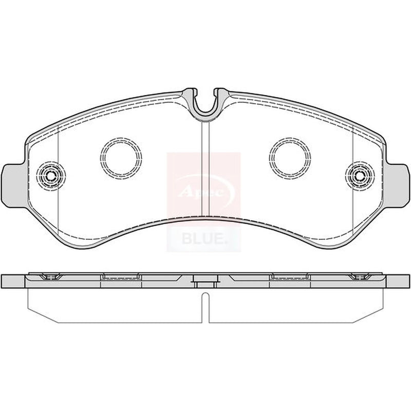 Apec Rear Brake Pad Set PD4026