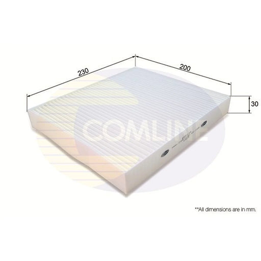 Comline Cabin Air Filter (Pollen Filter) EKF333