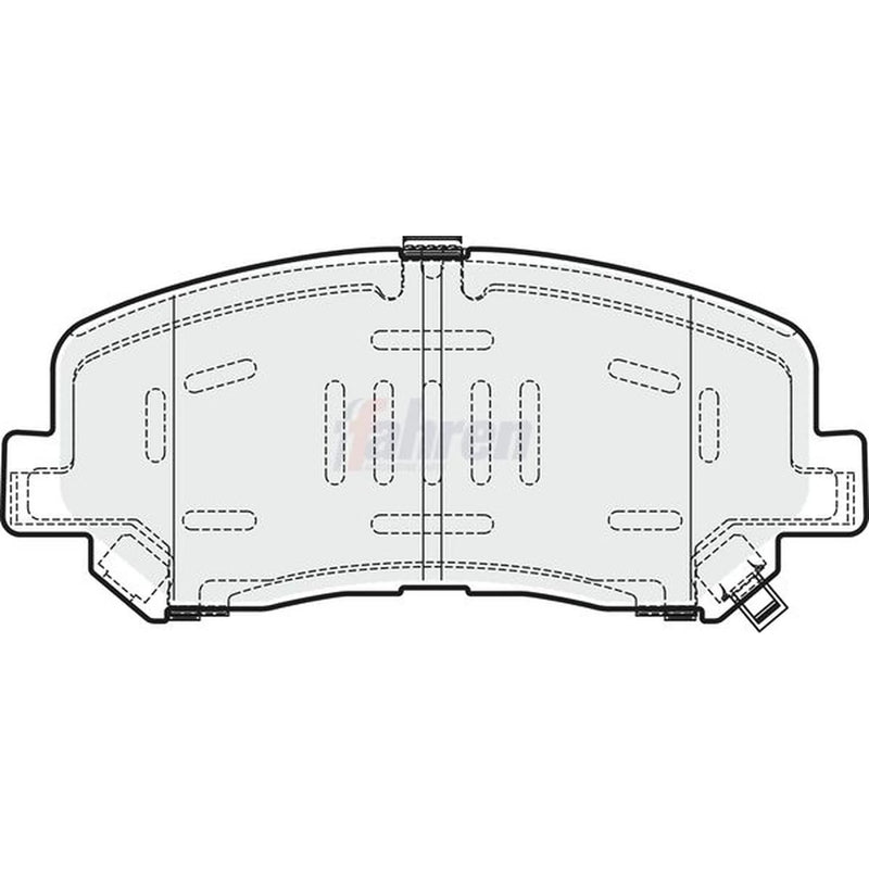 Fahren Front Brake Pad Set FBP3728