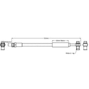 Abtex Brake Hydraulic Hose Line Right ABH1440