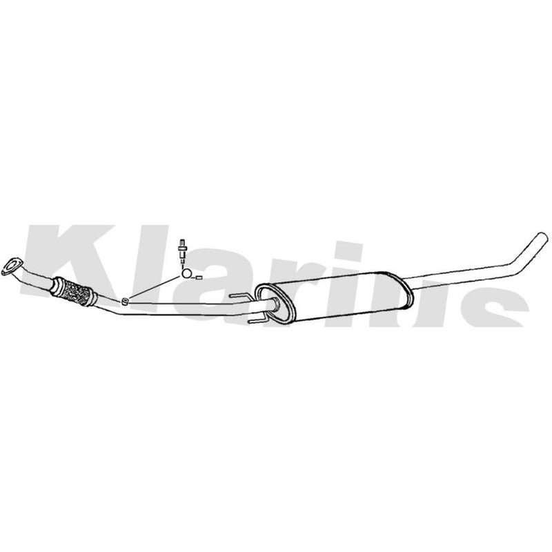Klarius Box With Centre Pipe Centre GM784A