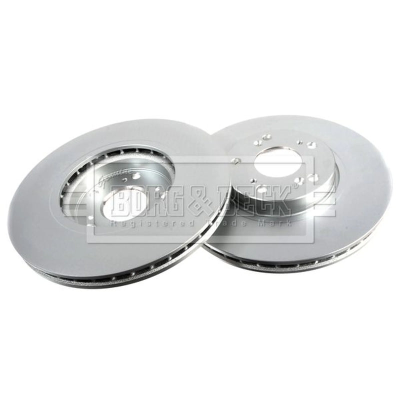 Borg & Beck 2 x Vented Front Brake Discs BBD4593-x2