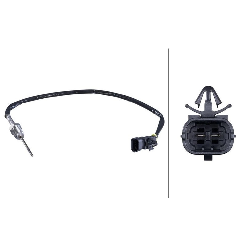 Hella Exhaust Gas Temperature Sensor before soot particulate 6PT 358 283-981
