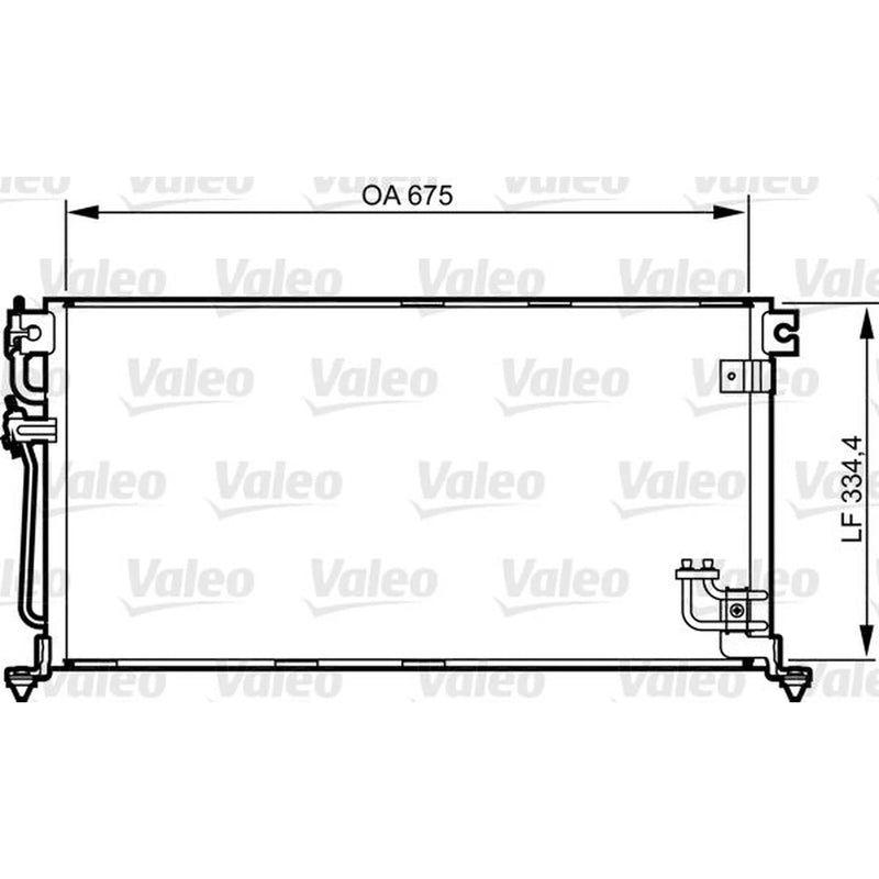 Valeo Air Conditioning Condenser 814272