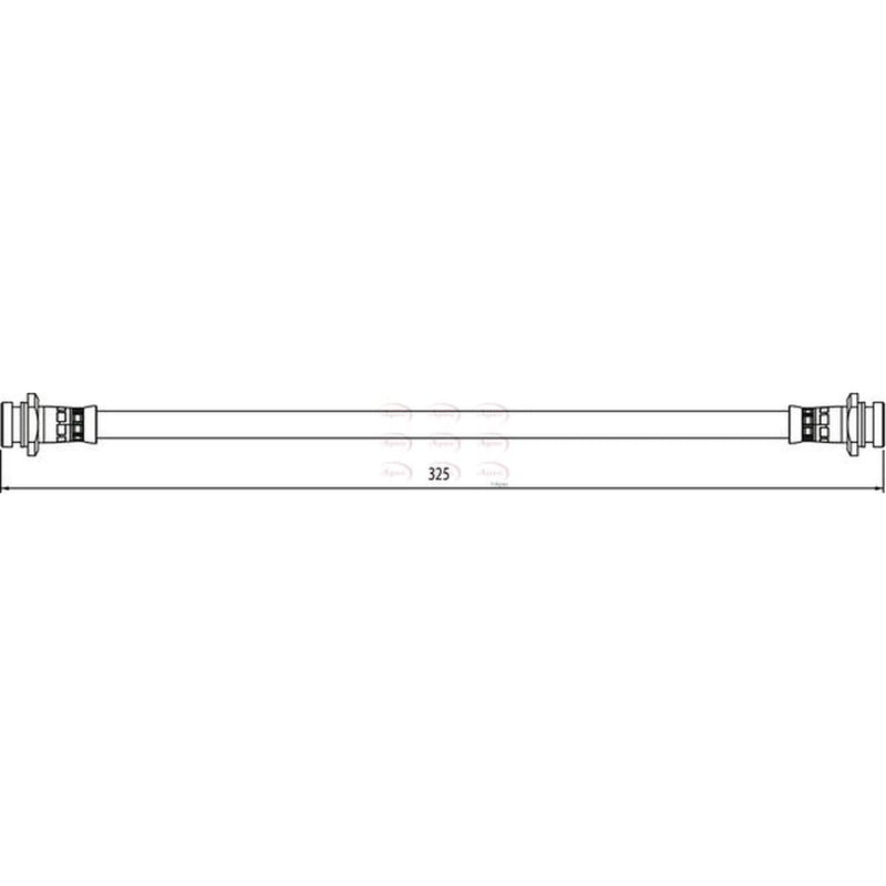 Apec Brake Hydraulic Hose Line inner HOS4121