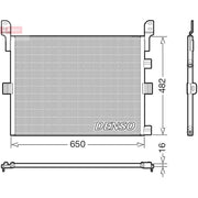 Denso Air Conditioning Condenser DCN23090