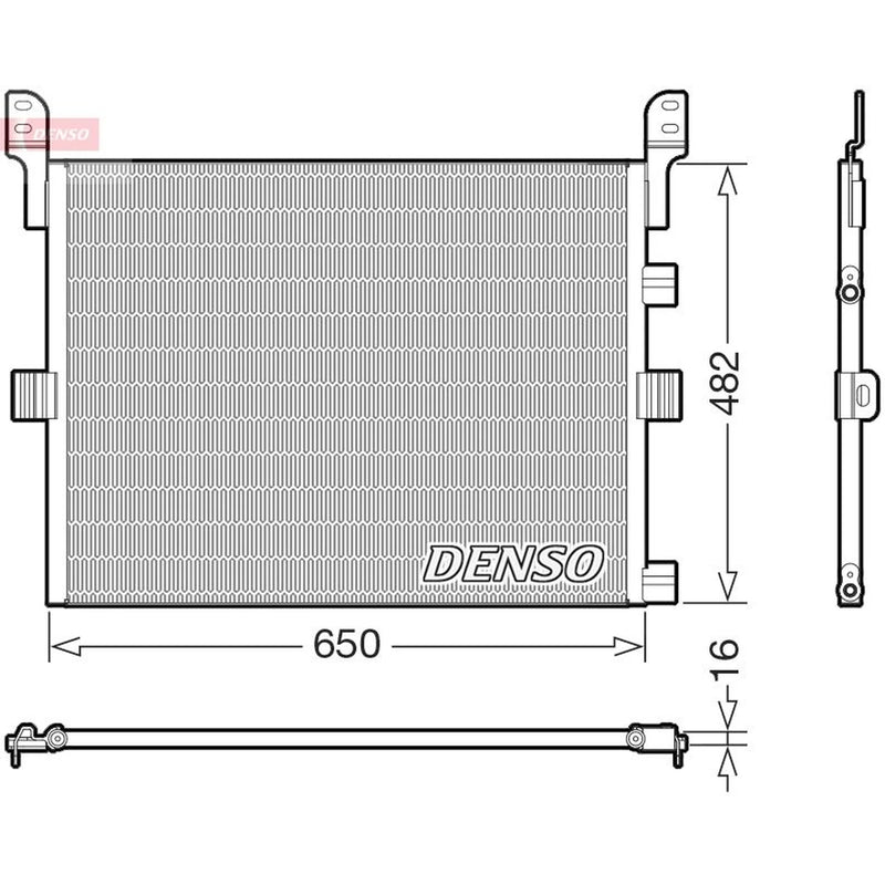 Denso Air Conditioning Condenser DCN23090