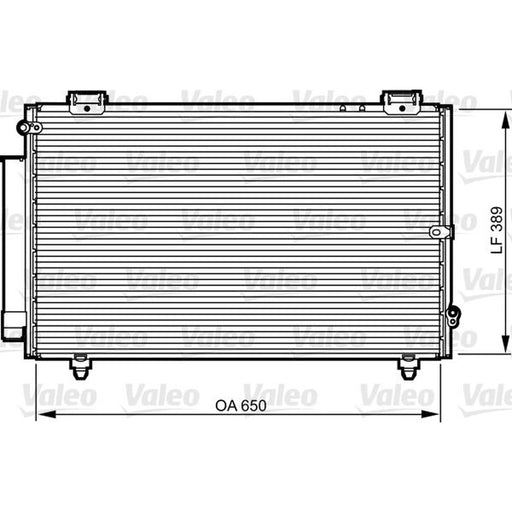 Valeo Air Conditioning Condenser 814238