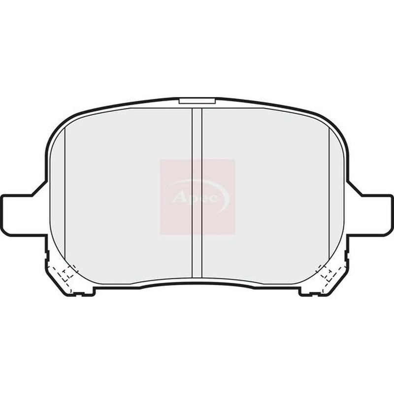 Apec Front Brake Pad Set PAD962
