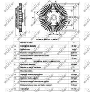 NRF Radiator Fan Clutch 49546
