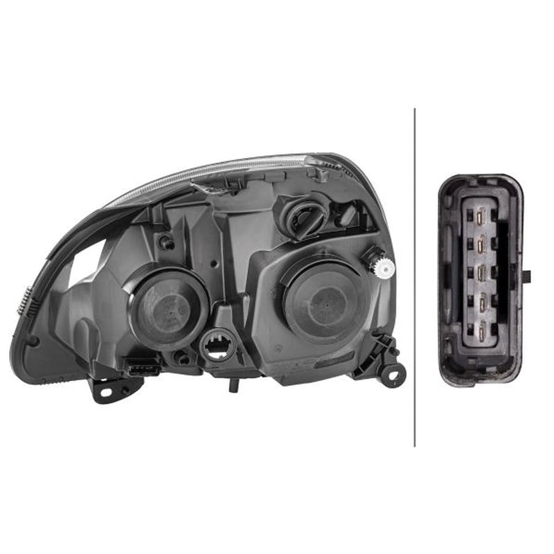 Hella Headlight Headlamp W5W Right 1DB 008 461-741