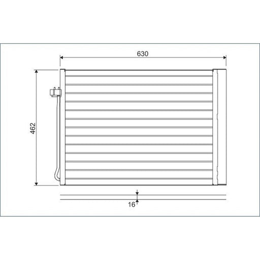 Valeo Air Conditioning Condenser 814367