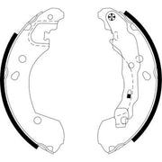 Textar Brake Shoe Set Axle Kit 91062600