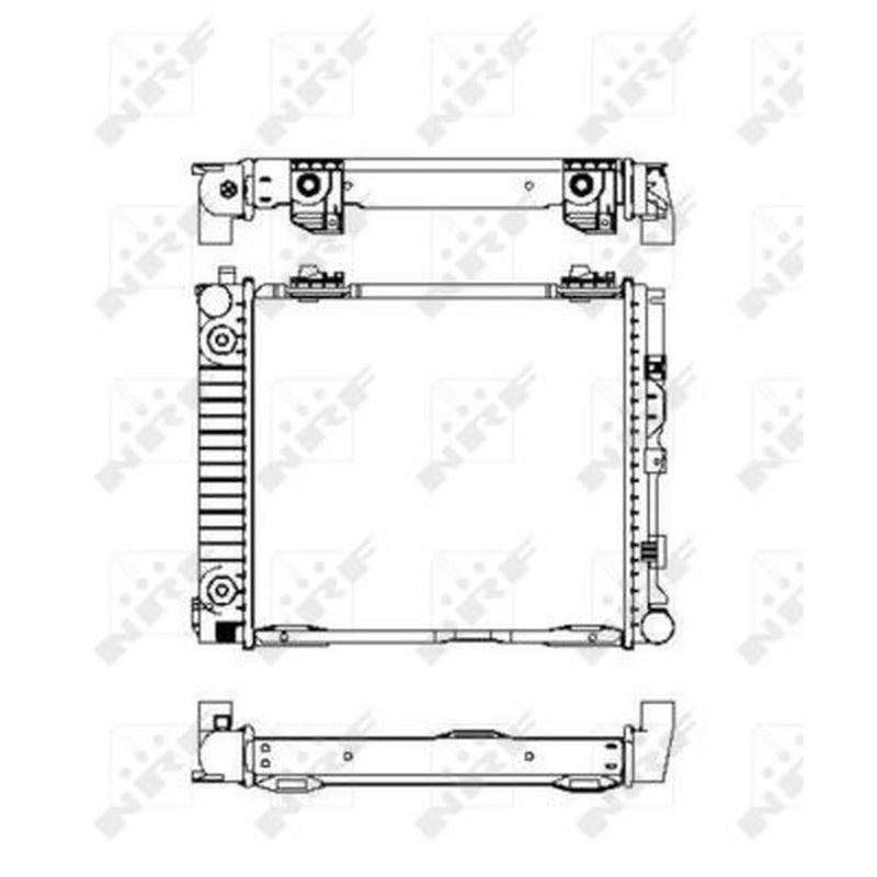 NRF Engine Radiator 507676