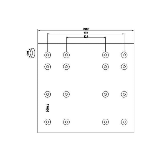 DON Don Cv Brake Lining Set FT671A7329