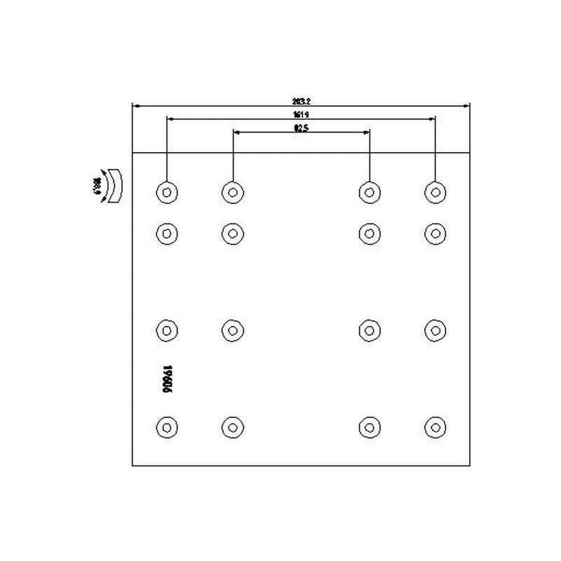 DON Don Cv Brake Lining Set FT671S7329