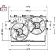 Denso Engine Cooling Fan DER09311