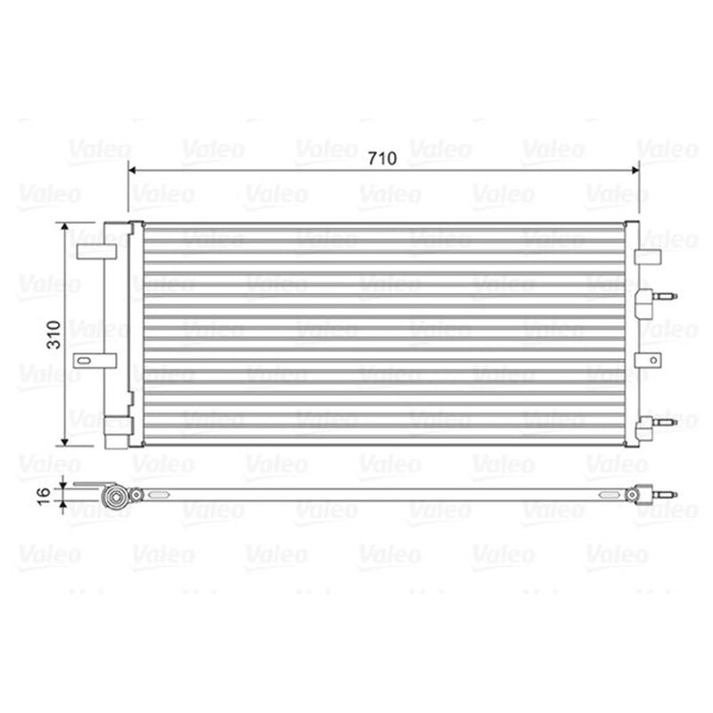 Valeo Air Conditioning Condenser 822618