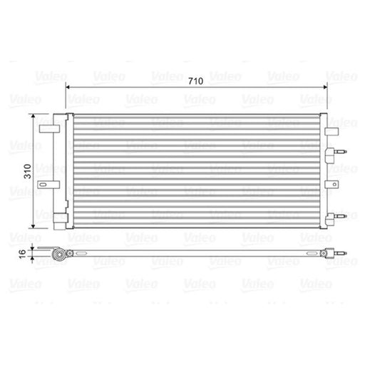 Valeo Air Conditioning Condenser 822618