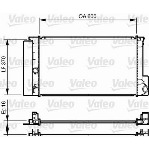 Valeo Engine Radiator 735250