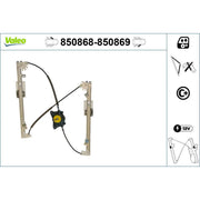 Valeo Electric Window Regulator Lifter Right Front 850869