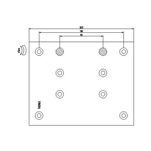 DON Don Cv Brake Lining Set MP362A7100