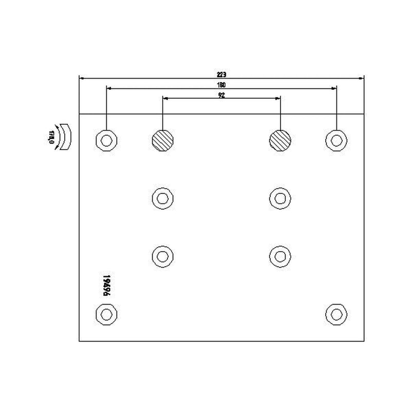 Textar Textar Cv Brake Lining Set 1949610