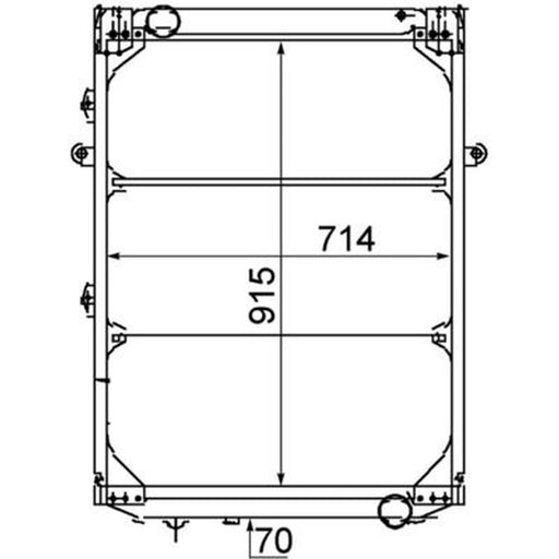 Mahle Engine Radiator CR 214 000P
