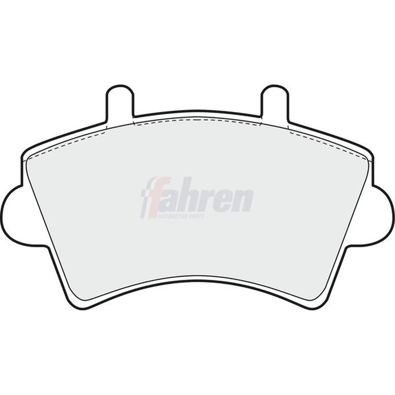 Fahren Front Brake Pad Set fits Nissan Interstar 2002-2006