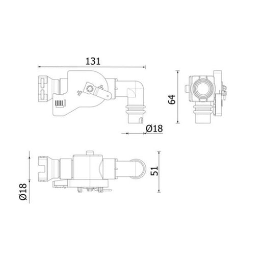 Mahle Coolant Control Valve Assembly CV 27 000P