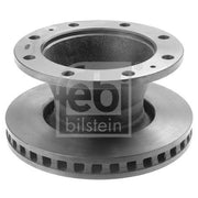Febi 2 x Internally Vented Front Brake Discs 17370