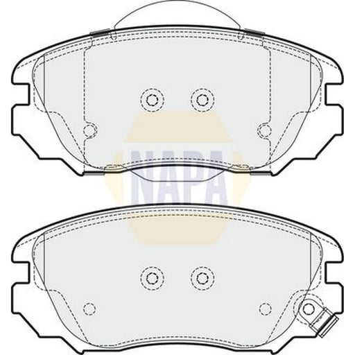 NAPA Front Brake Pad Set NBP1164