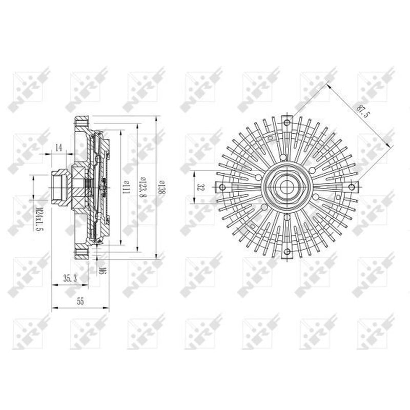 NRF Radiator Fan Clutch 49599