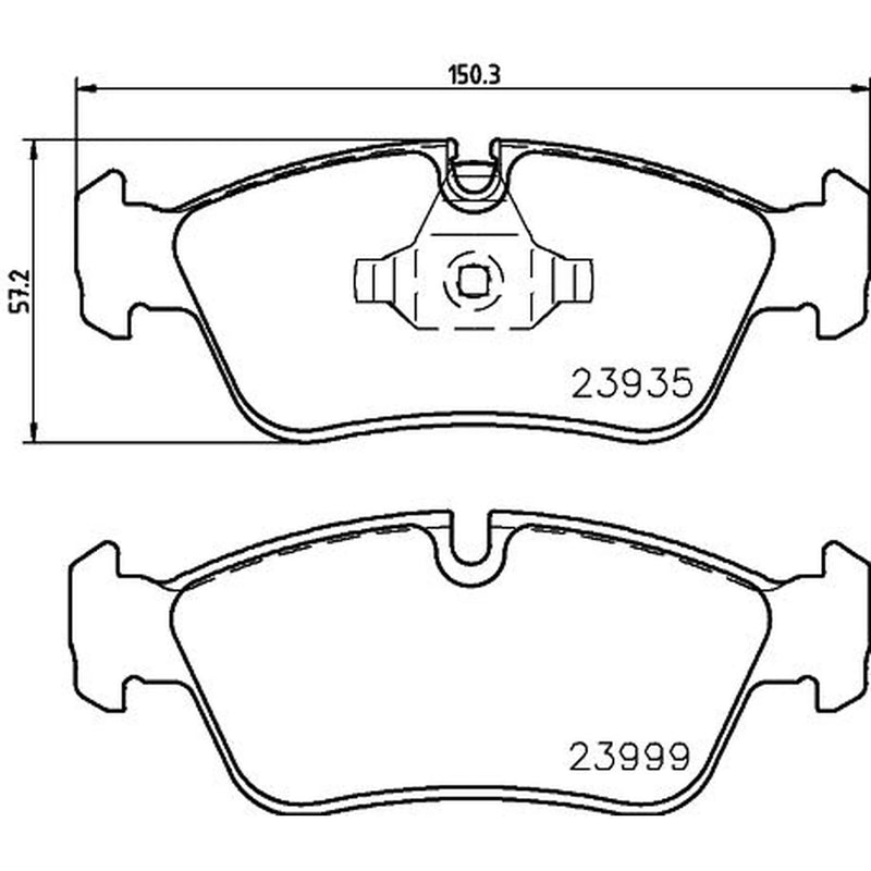 Mintex Front Brake Pad Set MDB2684