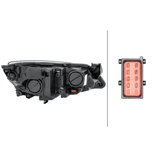 Hella Headlight Headlamp W21/5W Left 1EG 010 011-311