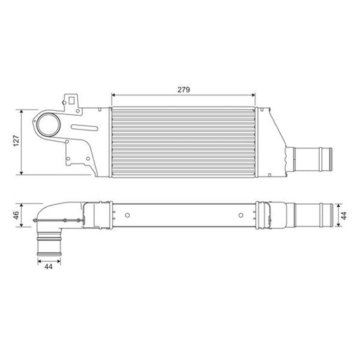 Valeo Intercooler (Charge Air Cooler) 818728