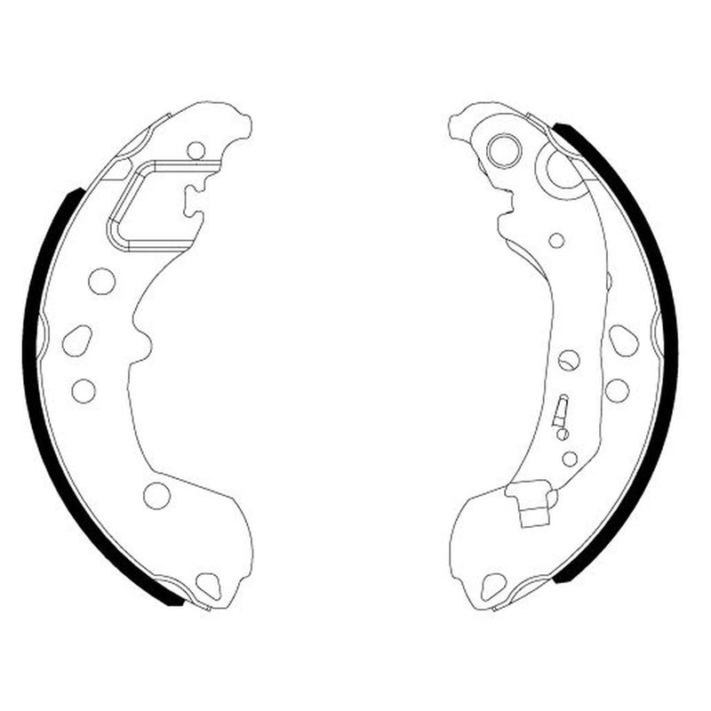 Textar Brake Shoe Set Axle Kit 91084100