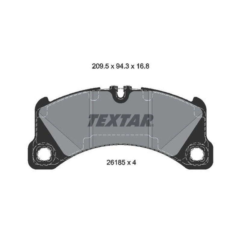 Textar Front Brake Pad Set 2618501