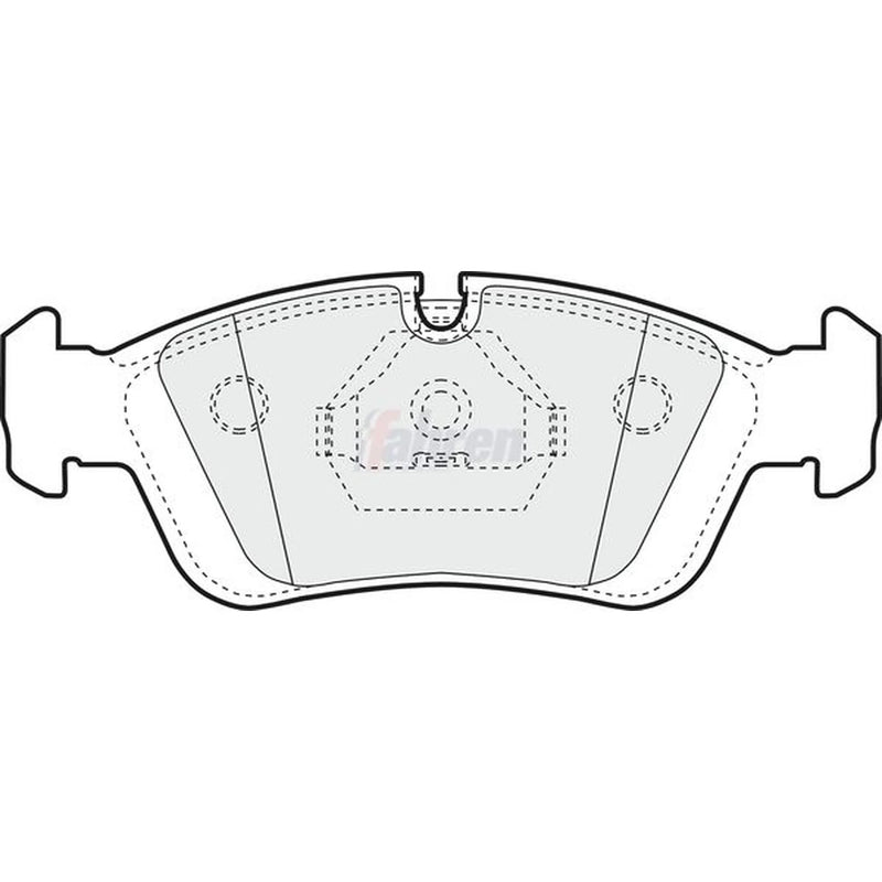 Fahren Front Brake Pad Set fits BMW 3 1990-1999