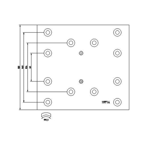 Textar Textar Cv Brake Lining Set 1971401