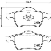 DON Rear Brake Pad Set PCP1254
