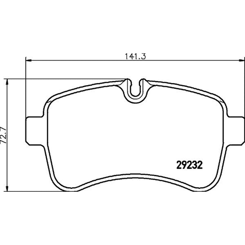 Mintex Rear Brake Pad Set MDB2908