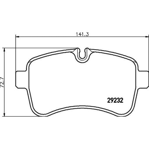 Mintex Rear Brake Pad Set MDB2908