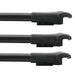 Omtec 3x Roof Bars Rack Aluminium Black fits Citroën Jumper / Relay - VAN X250 - (2006 - ) - Omtec - Van Life Living