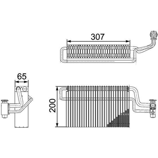 Mahle Air Conditioning Evaporator AE 146 000P