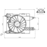 NRF Engine Cooling Fan 47966