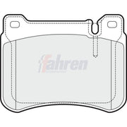 Fahren Front Brake Pad Set fits Mercedes-Benz C-Class 2000-2008
